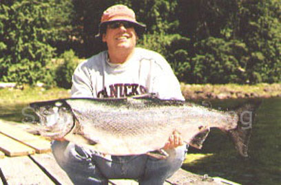 32 lb chinook salmon