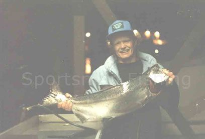 15 pound winter spring salmon